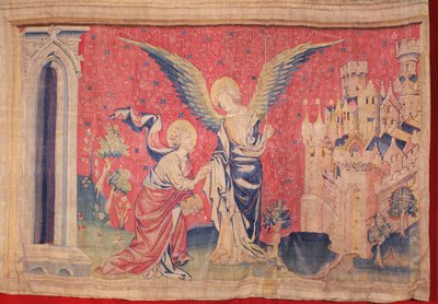 Het Nieuwe Jeruzalem, uit de Apocalyps Tapestry van Angers door Nicolas Bataille